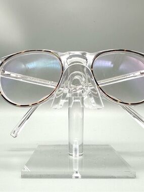Warby Parker Haskell Crystal Tortoise Round Eyeglasses Frames Clear Acetate